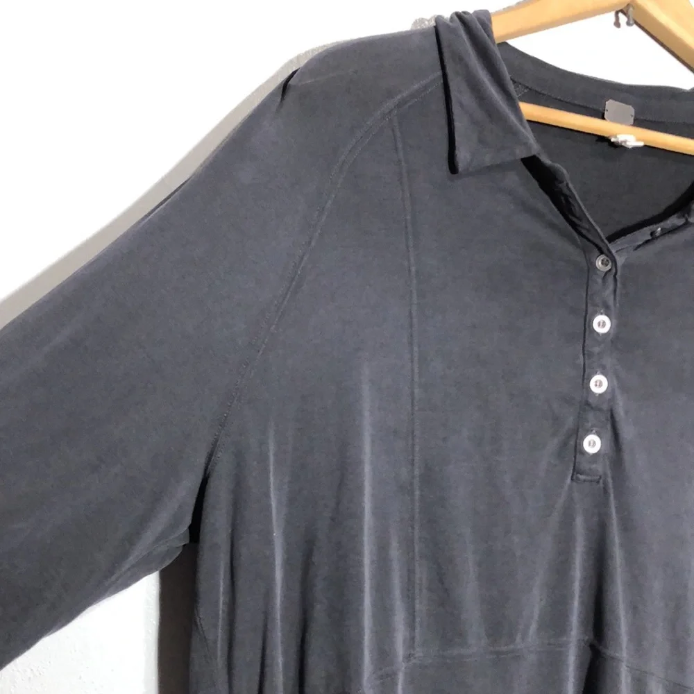 WE THE FREE | Women’s Rose Modal Oversized Henley Long Sleeve Top size Small